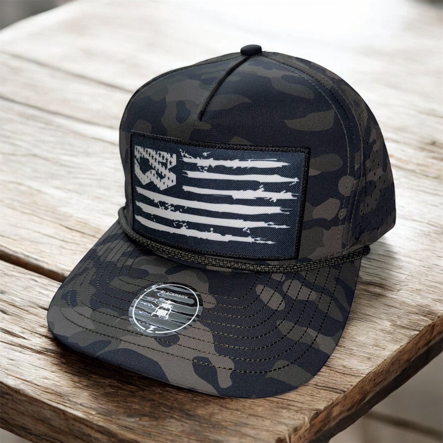 God Bless USA with Rope
